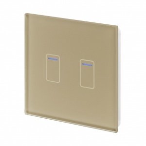 Crystal Touch Switch 2G  - Brass